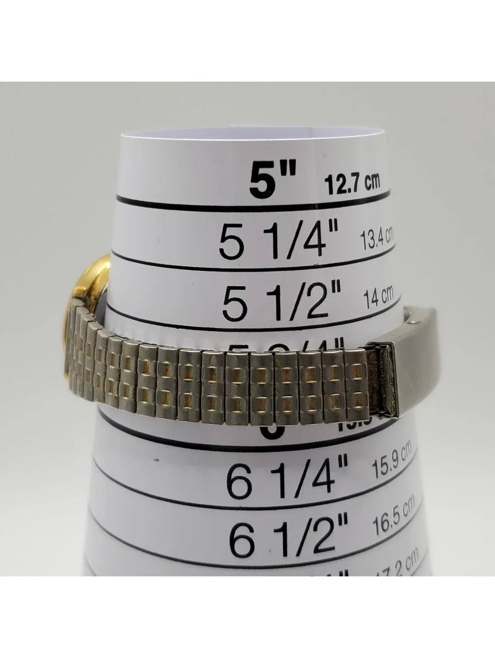 Hamilton 7j TSA Quartz Watch Women 22mm White Date Dial Stretch Band New Battery